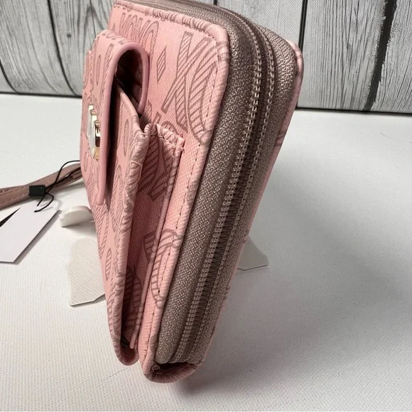 XOXO Pink Logo Wallet Clutch Wristlet NWT - Picture 7 of 11